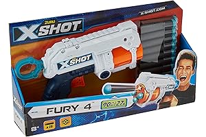 X-Shot Excel Fury 4: The Unbeatable Foam Dart Blaster for Unstoppable Fun