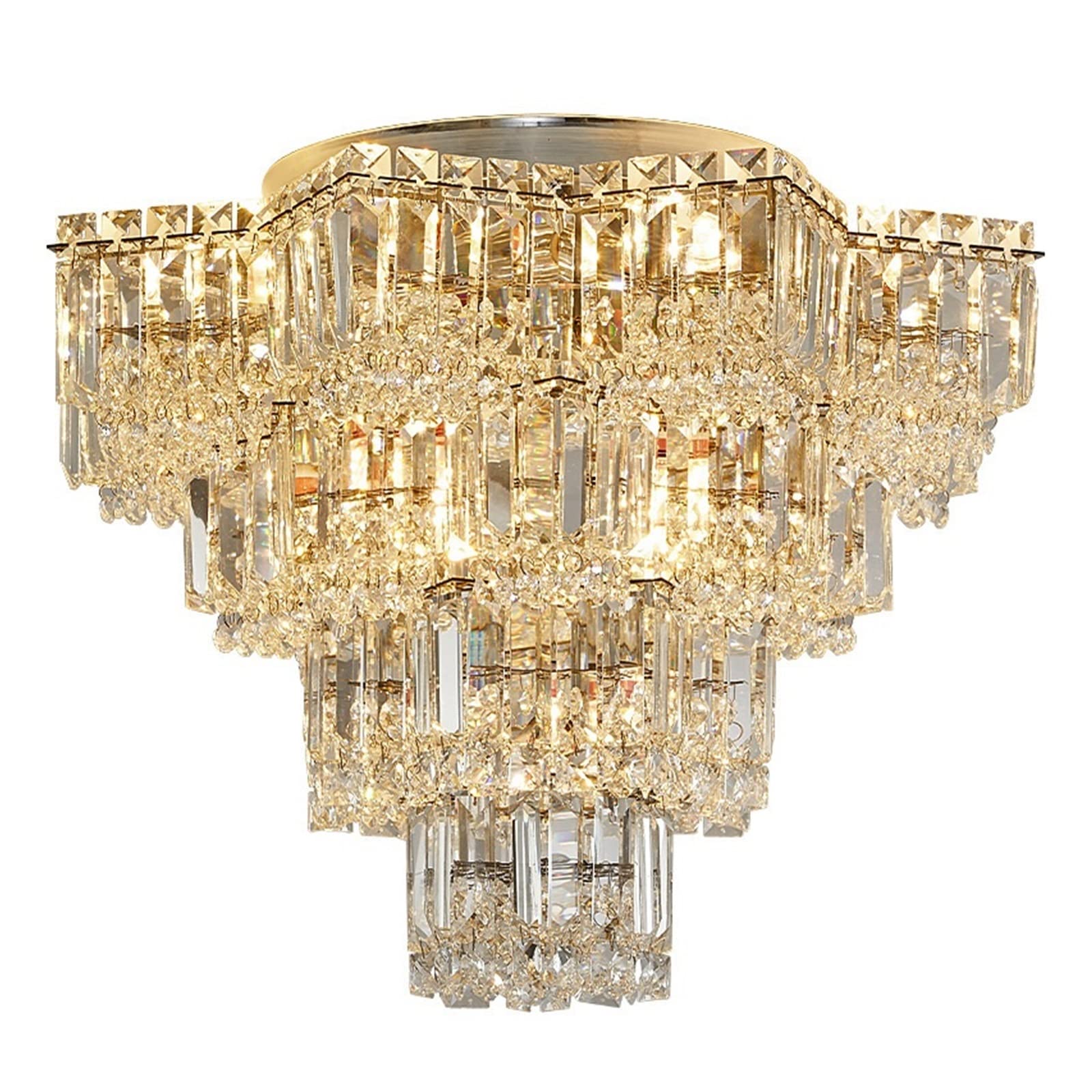 Sypialnia, salon, kryształowa lampa sufitowa, lampa do jadalni, sypialni, sypialni, gabinetu (60 cm)