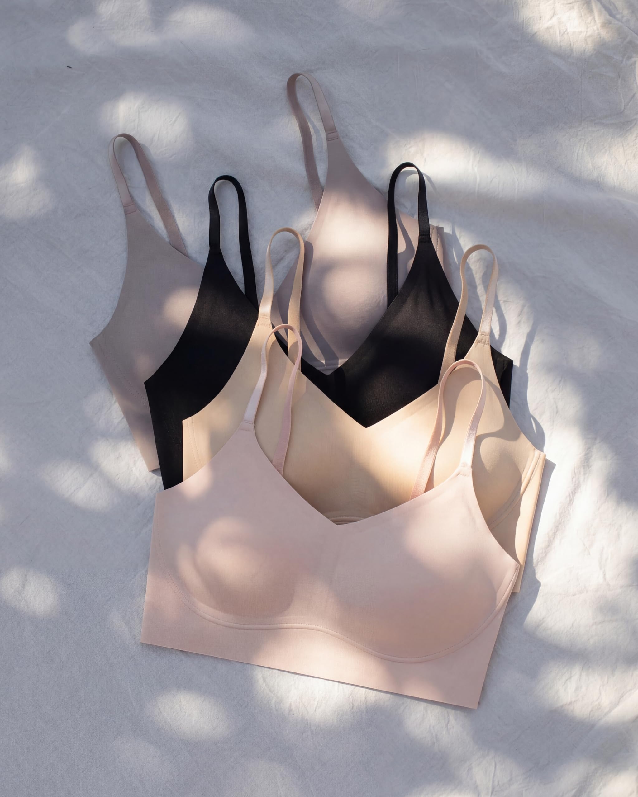 True & Co True Body Lift Triangle Adjustable Strap Bra Sujetador Mujer (Pack de 1)