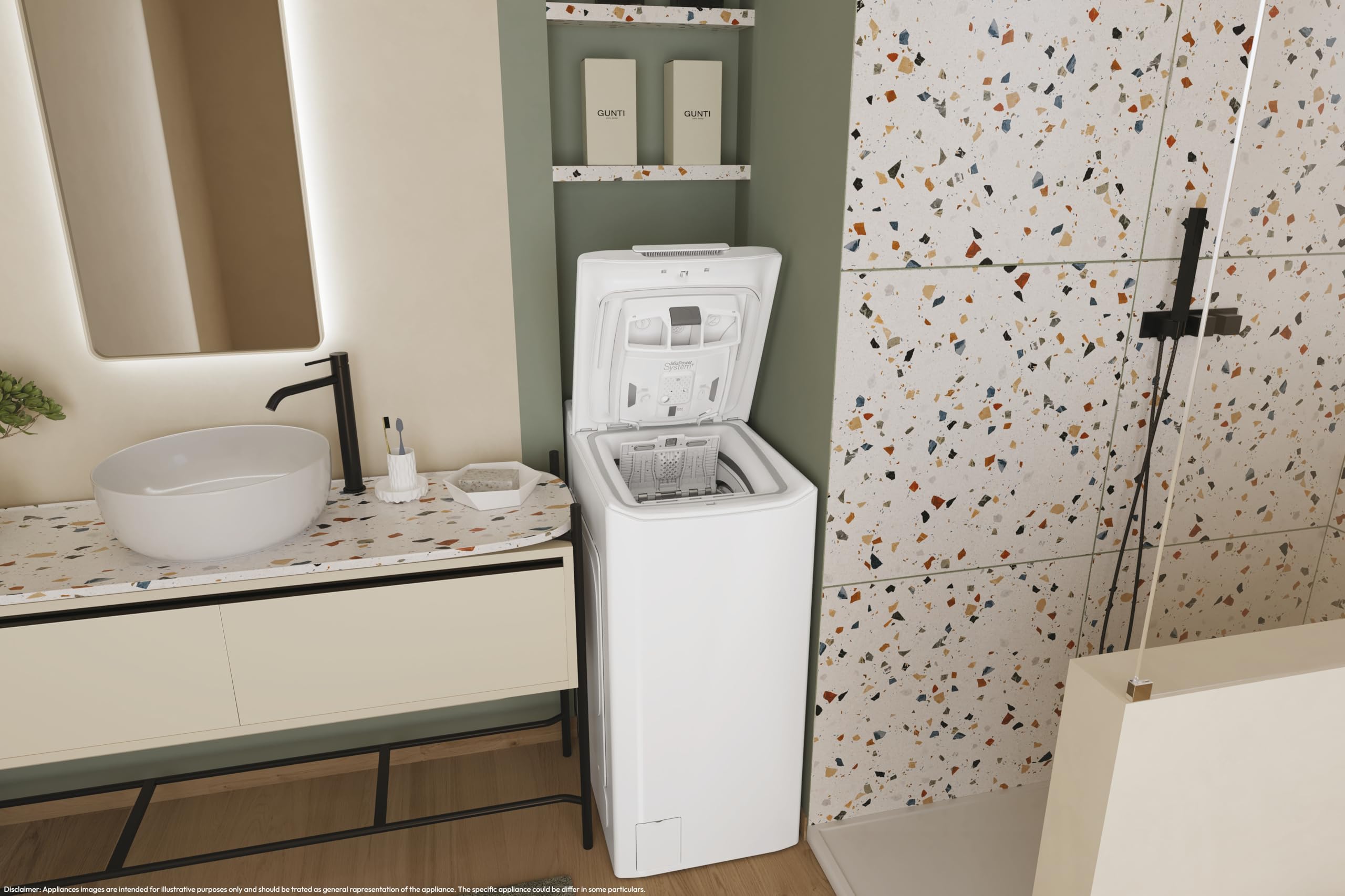 CANDY Lave linge Top TCA263D2-S