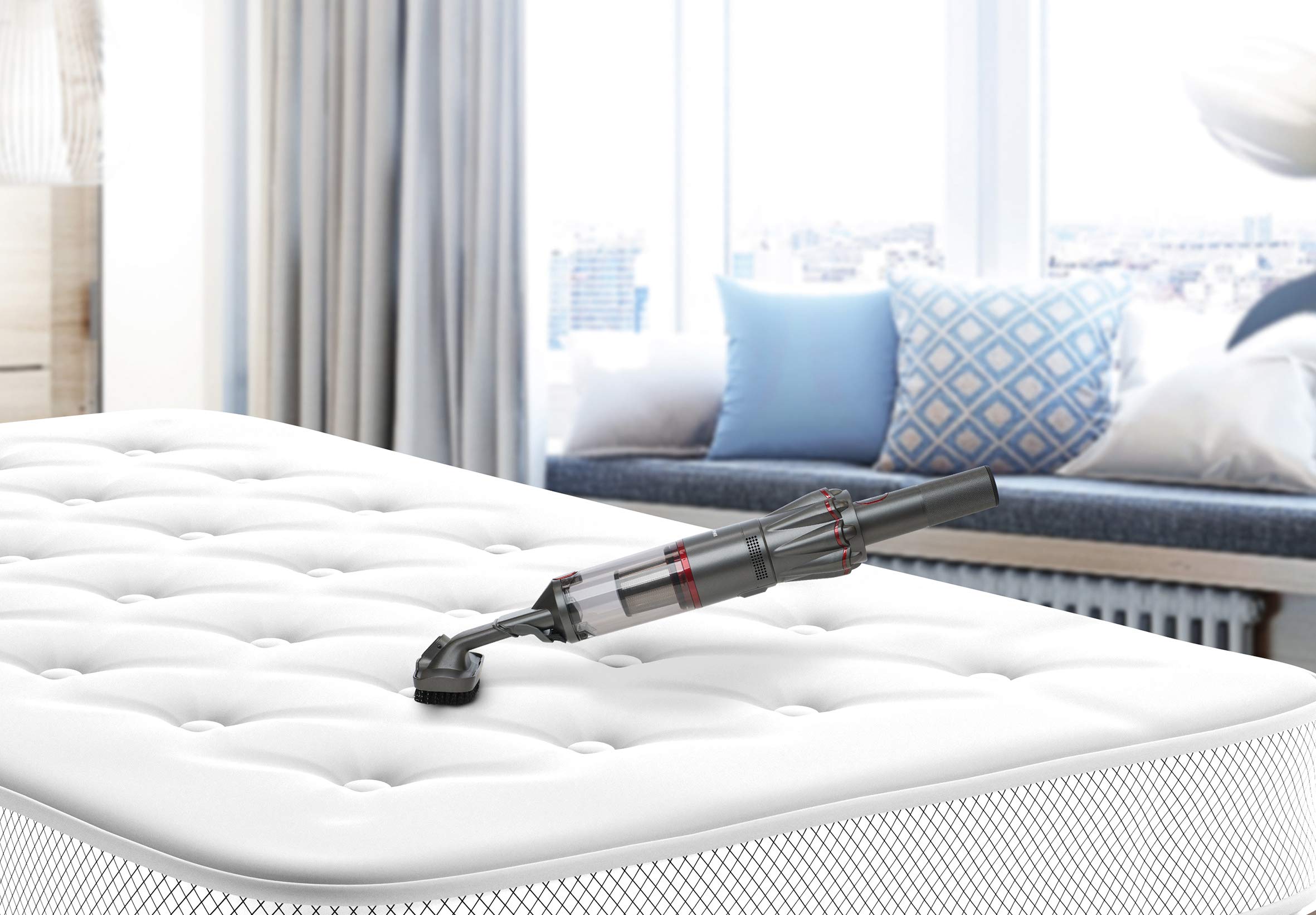 Genius A28178 Aspirateur à Main PP, Acier Inoxydable, Anthracite
