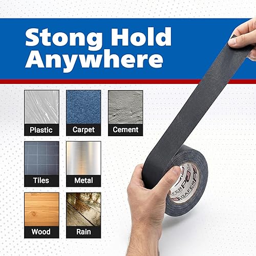 Miniatura 4 de Gaffer Power Fabricado con orgullo en los Estados Unidos, Cinta Gaffer de Grado Profesional Real, Cinta Gaffer de Servicio Pesado, No Reflectante