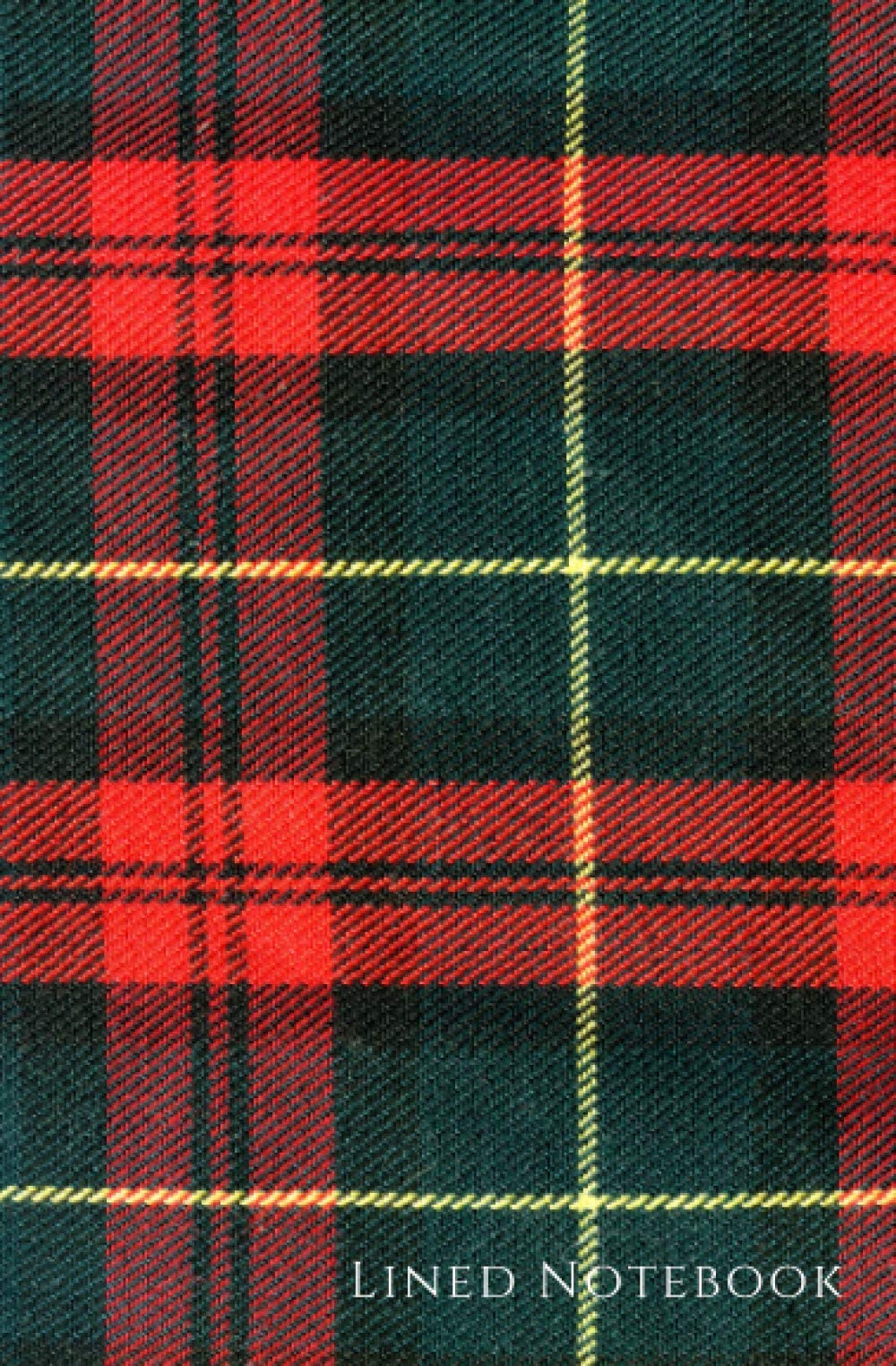 Scottish Tartan Notebook: Lined Notebook
