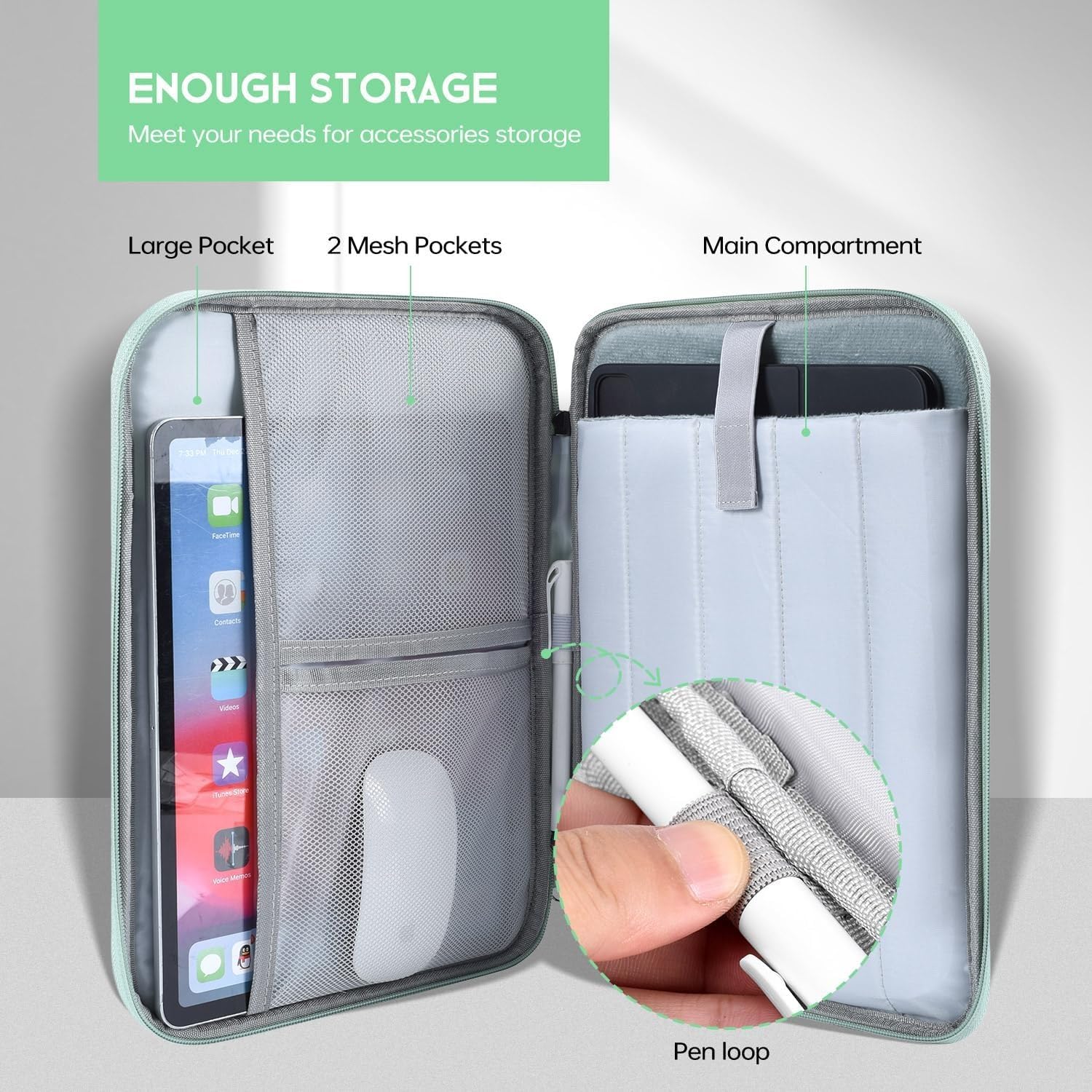 Custodia portatile for tablet adatta for Lenovo Idea Tab Pro/Yoga Tab Plus Custodia impermeabile in tela da 12,7 pollici 2025
