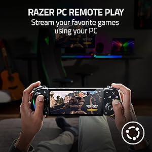 Razer Kishi Ultra Gaming Controller for Android, iPhone 15 & 16 Series, iPad Mini A17 Pro & 6 (USB C): Pro Controls - Ergonomic Grip - Stream PC, Xbox, PS5 Games on Mobile, Phone, Tablet - Chroma RGB
