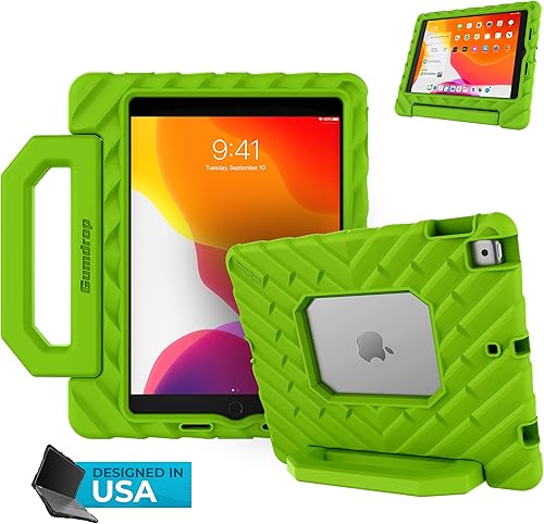 Miniatura 6 de Gumdrop FoamTech - Funda para Apple iPad de 9  8  7 generación (10.2 pulgadas) diseñada para estudiantes K-12, profesores y aulas, resistentes a