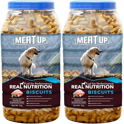 Meat Up Chicken Flavour Dog Biscuit 1kg