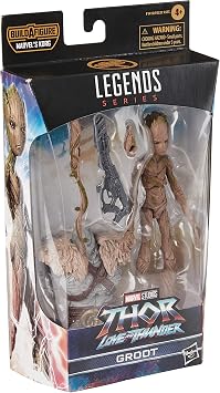 Marvel Legends Series Thor: Love and Thunder Groot Action Figure 6-inch Collectible Toy, 4 Accessories, 1 Build-A-Figure Part