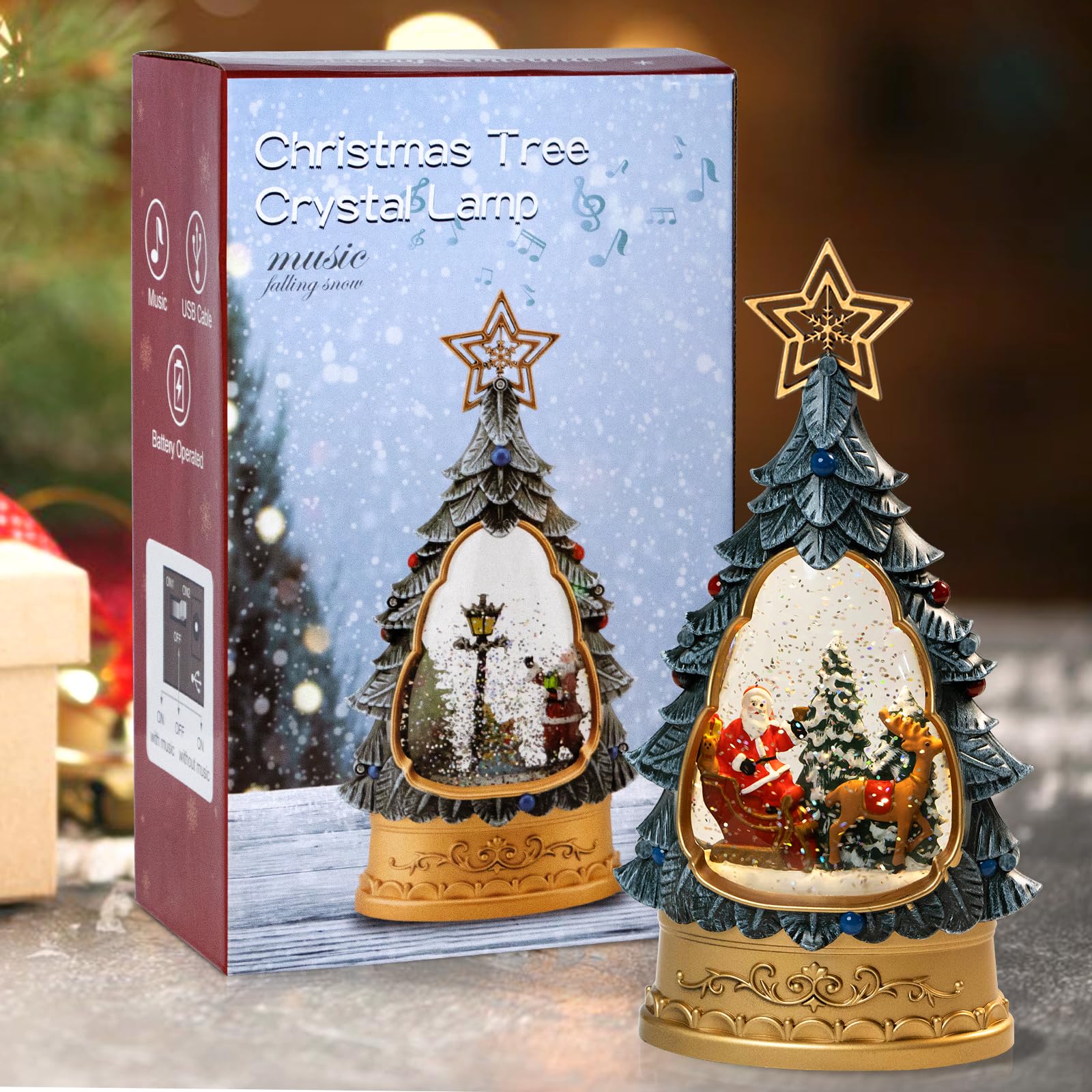 LED スノードーム　約30cm クリスマス以外の時期も　アメリカ直輸入 LED スノードーム 約30cm クリスマス以外の時期も アメリカ直輸入 LED