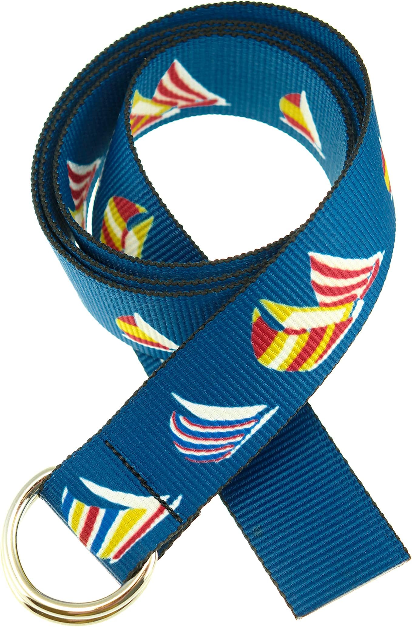 Thomas Bates D-Ring Sailing Belt (Blue Spinnaker)