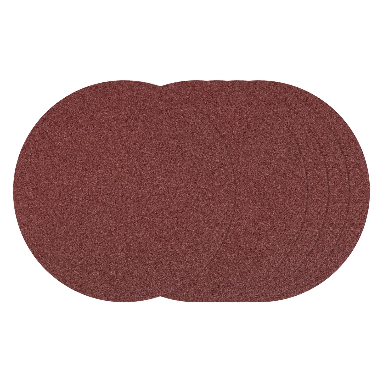 Kozelo 15Pcs Sanding Discs 203 mm 80Grit Hook and Loop Sandpapers Red — image 1