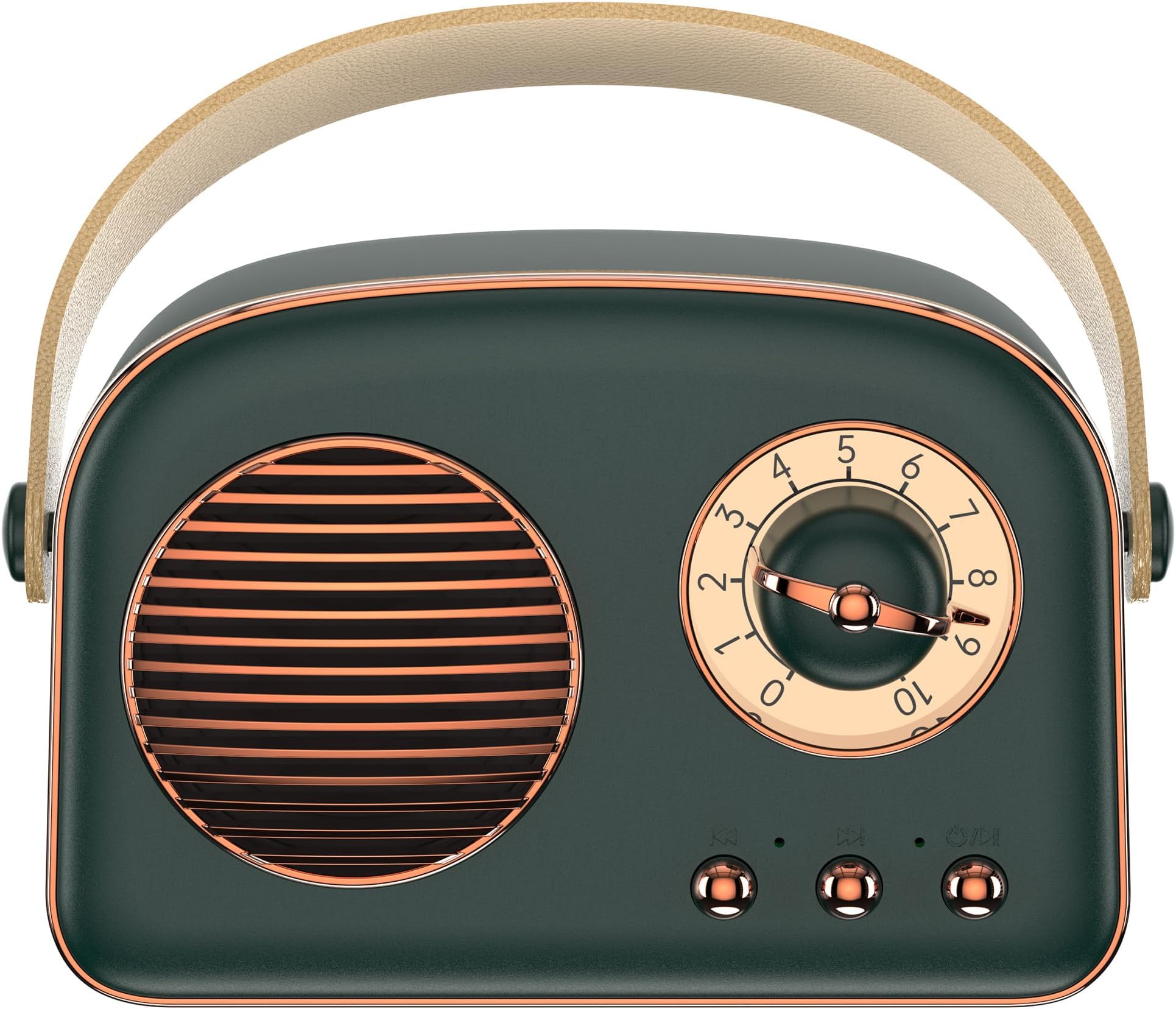 Luckyu Retro Bluetooth Speaker, Vintage Speaker With Old Fashioned Classic Styleloud Volume Bluetooth 5 0 Wireless Connection Support Tf Card U Disk And Aux Audio Input Green