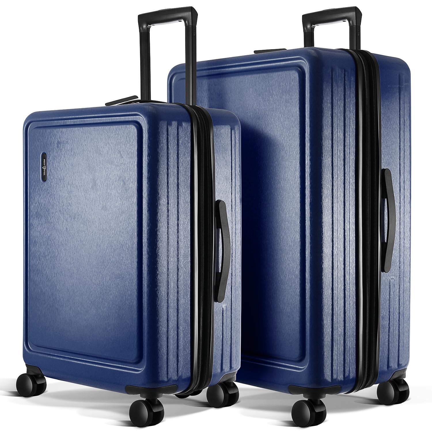 TRAVELARIM Luggage Sets 3 Piece, 24 Inch Suitcase and 28 Inch Luggage with Spinner Wheels, Durable Hard Shell Suitcase Set, Expandable Travel Suitcases with Wheels, Navy