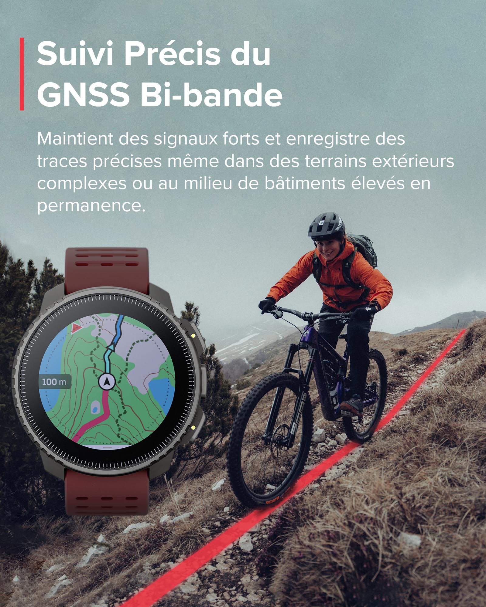 SUUNTO Vertical Montre Connectée Sport Homme, 95+ Sports, Tracker d'Activités GPS, Smartwatch Intelligent Soins de Santé 24/7, Cardiofréquencemètre, Altimètre, Baromètre, Chargement Solaire Optionnel - 2