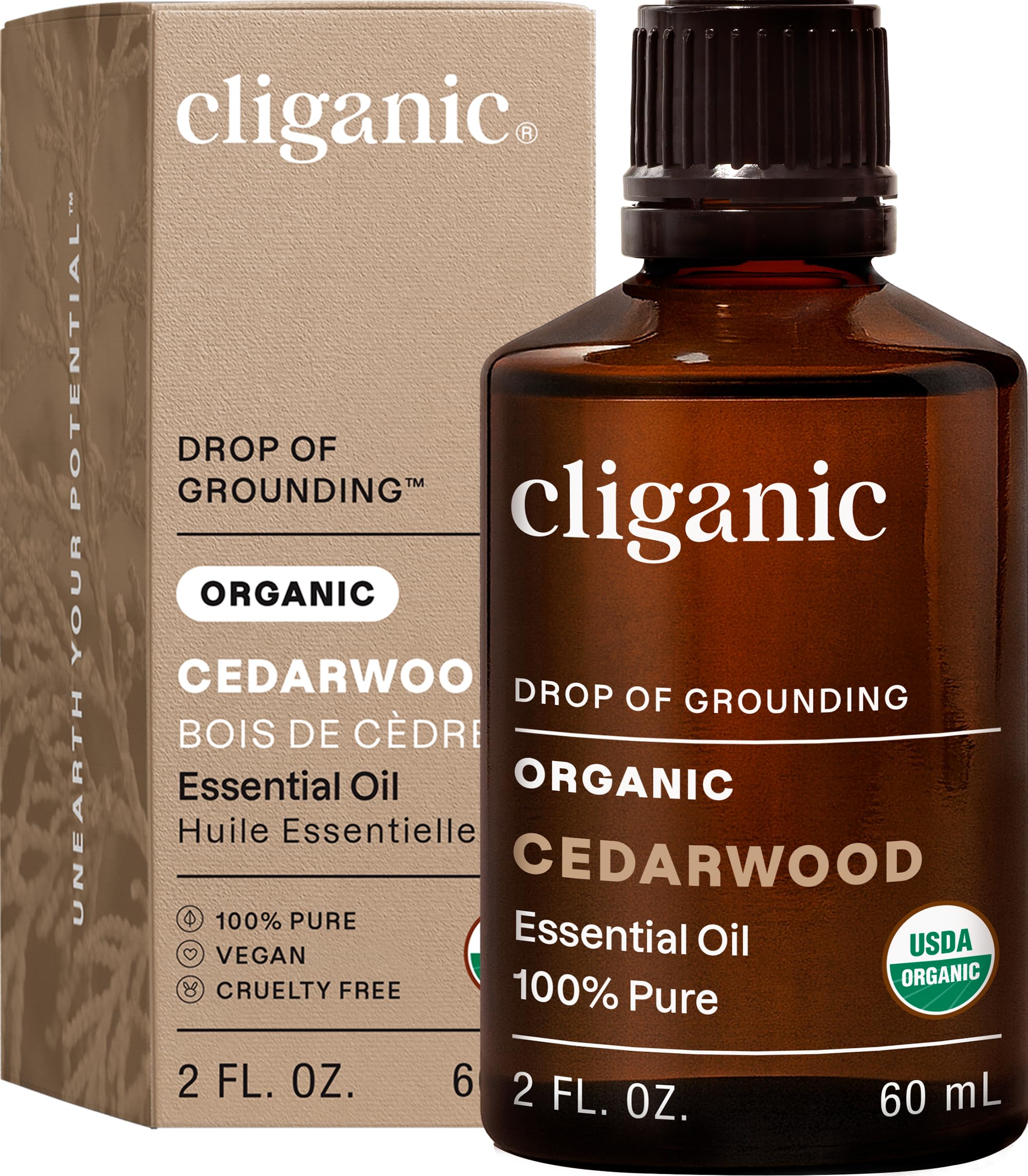 Cliganic Organic Cedarwood Essential Oil
