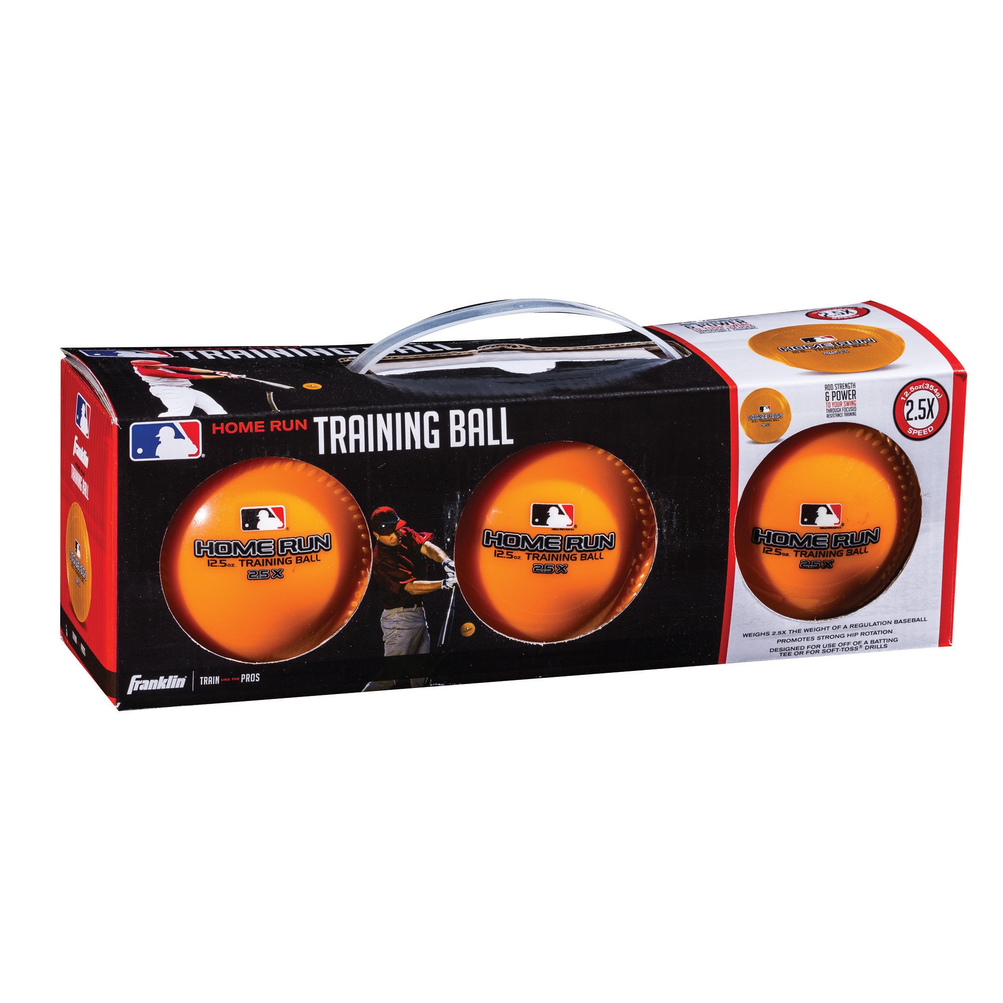Franklin SportsMLB 12.5 oz Home Run Training Ball (3 Pack)