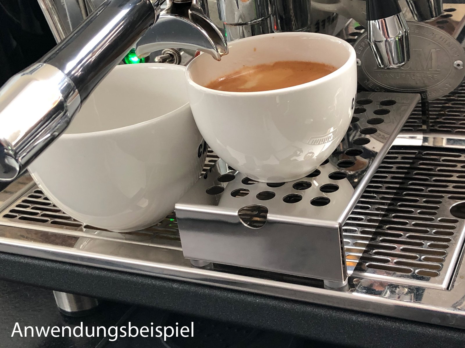 scarlet espresso | Tassenerhöhung »Alto« aus Edelstahl für Siebträgermaschinen; Empore in hochwertiger Barista-Qualität (Höhe: 40 mm)