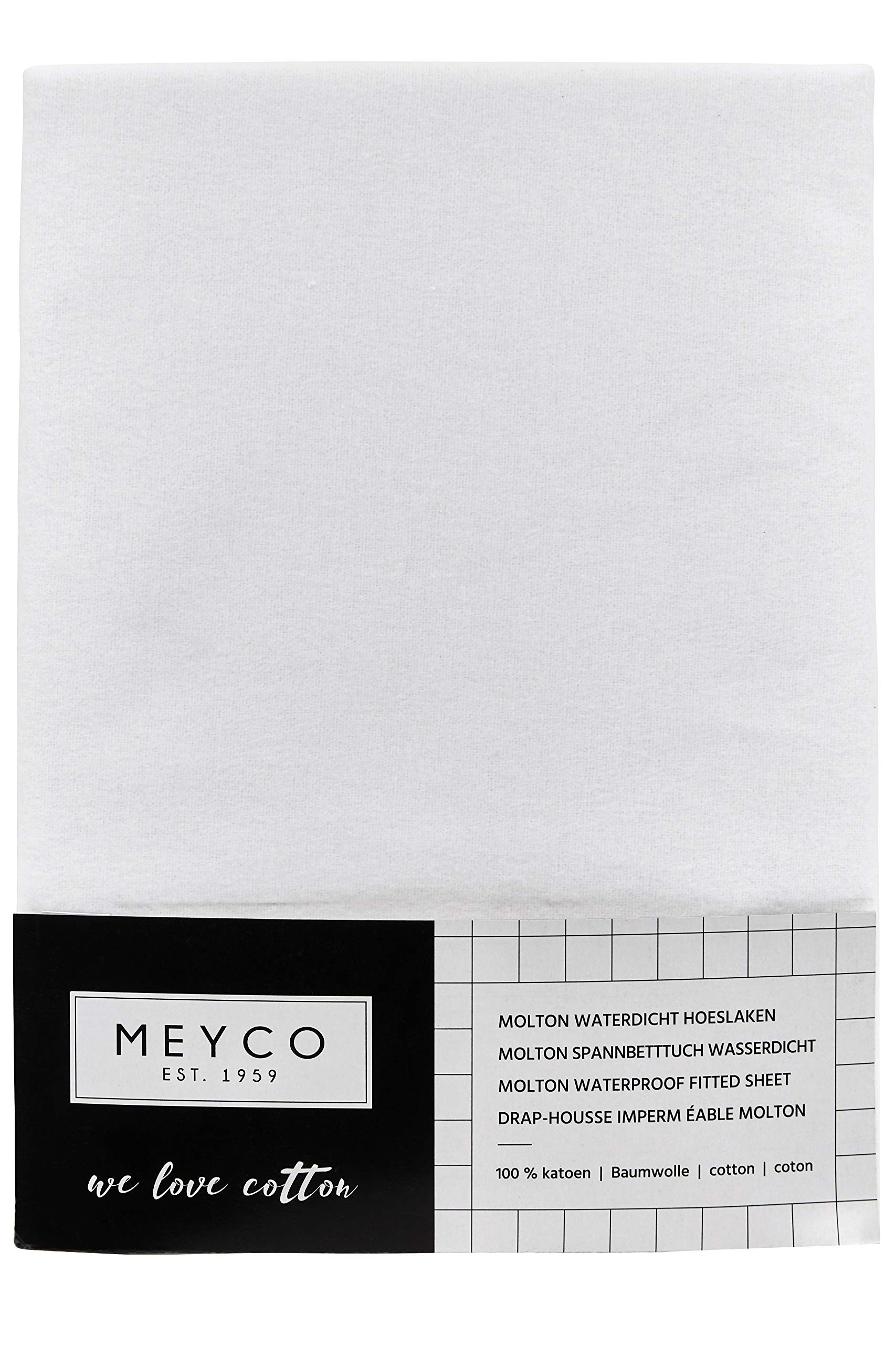 Meyco Baby Cuscino Per Lettino Molton | Protezione Impermeabile E Traspirante, 100% Cotone Con Intercalare In PU, 40x50 Cm