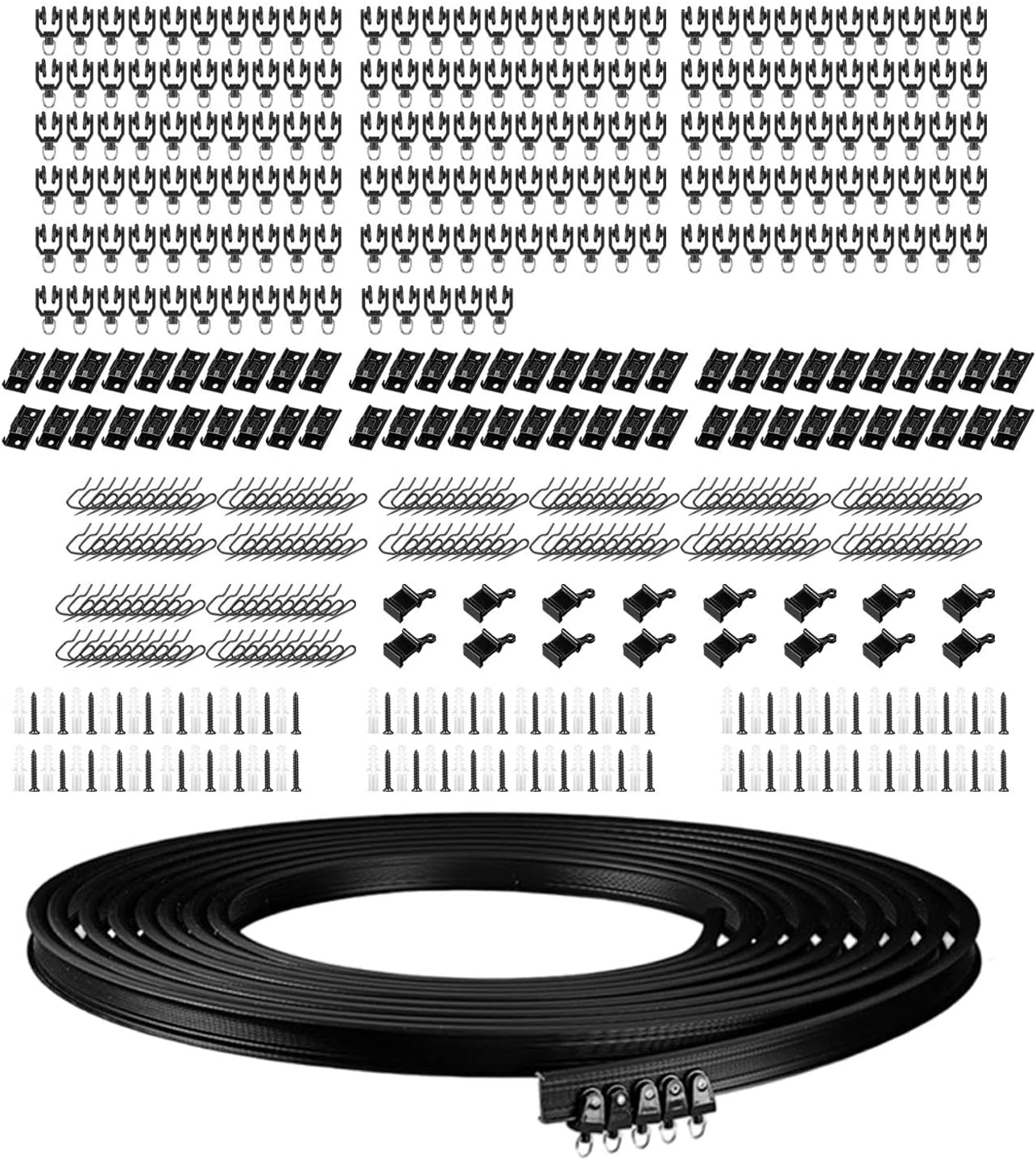 CALANDIS™ Flexible Curtain Track Kits RV Curtain Spacer for Household Window Treatment 20 Meters | Curtain Rods & Finials | Window Treatments & Hardware