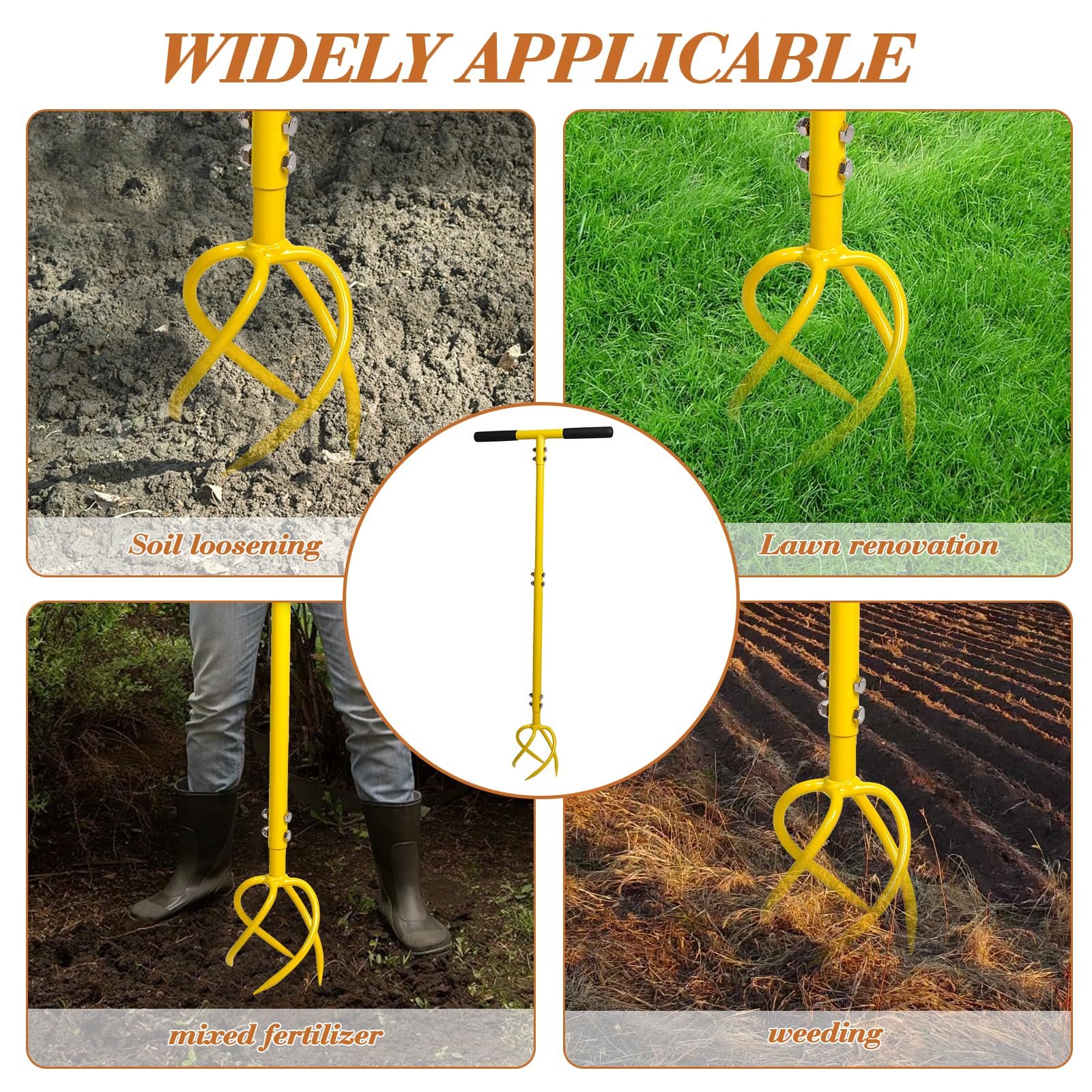 BARAYSTUS Artiglio da giardino coltivatore Twist Tiller