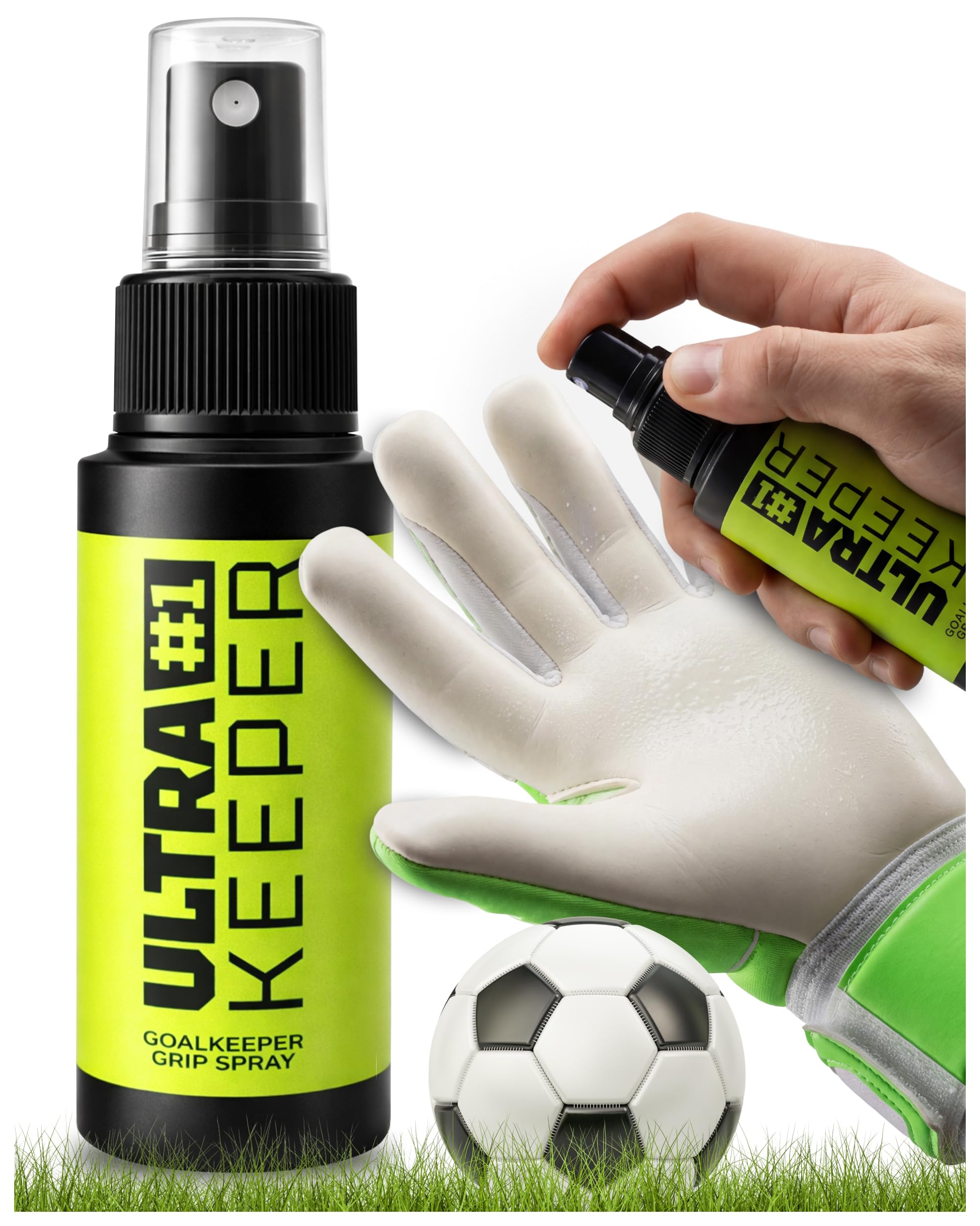 Klej Do Rękawic Bramkarskich 50ml Spray Grip Gloves, Zwiększa Przyczepność Lateksu, Pewny Chwyt Piłki, Na Trening & Mecz