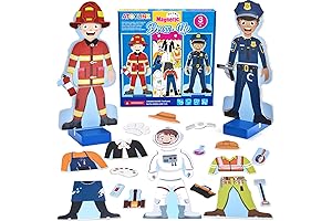 Melissa & Doug Joey Wooden Magnetic Dress-Up Dolls