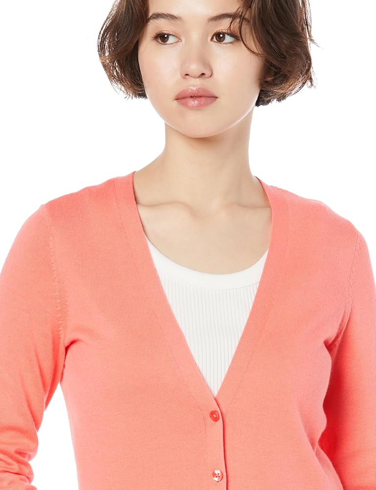 Amazon.co.jp: [Amazon Essentials] カーディガン ニット ライト