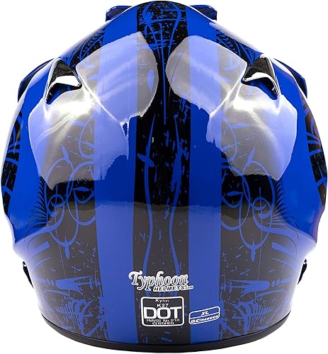 Miniatura 5 de Typhoon - Juego de gafas y guantes para casco ATV para adultos