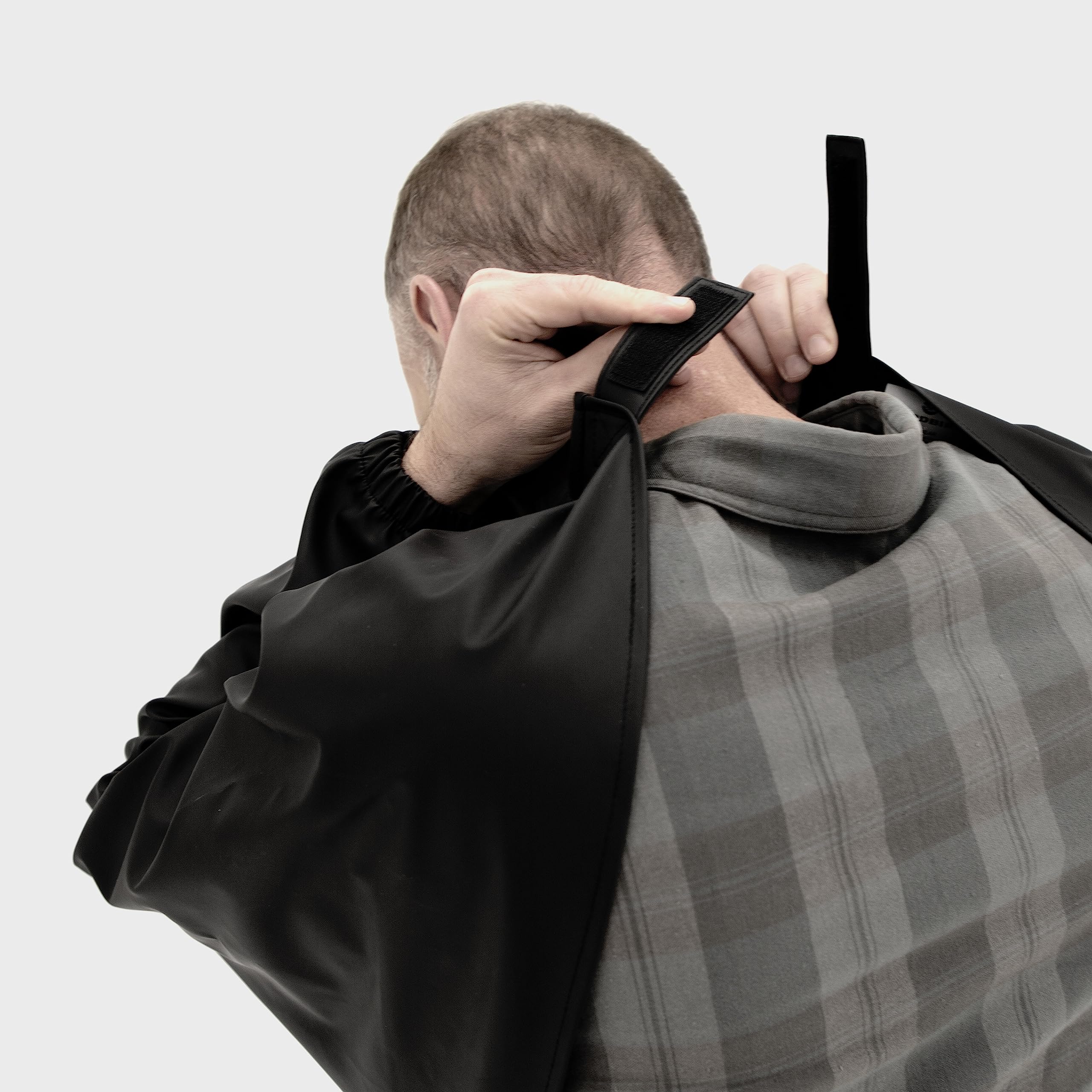 Yardbird Long Sleeve Butchering Apron, Durable Waterproof Material, Full Length Sleeves, Elastic Cuffs, Two Adjustable Straps, Easy to Clean, One Size Fits Most, 3731201,Black