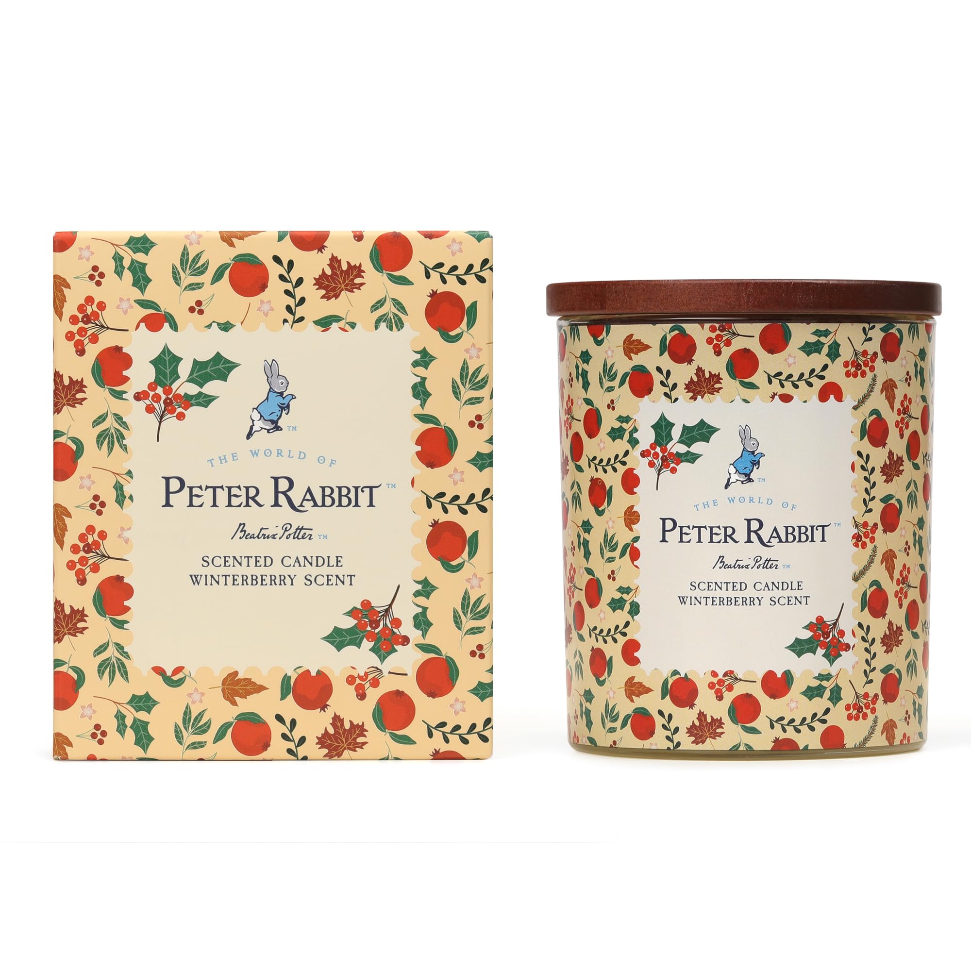 Peter Rabbit Glass Candle – Winterberry Scent – 213G (1-Wick) – PR001PCV001CR