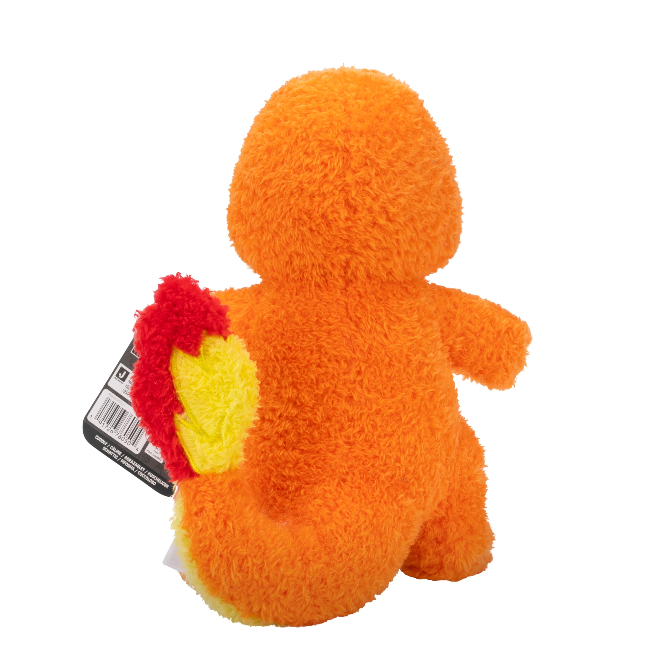 Pokémon Select Kanto 20 cm Cuddly Charmander Plush - Orange - Official Pokemon stuffed toy for children 2+.