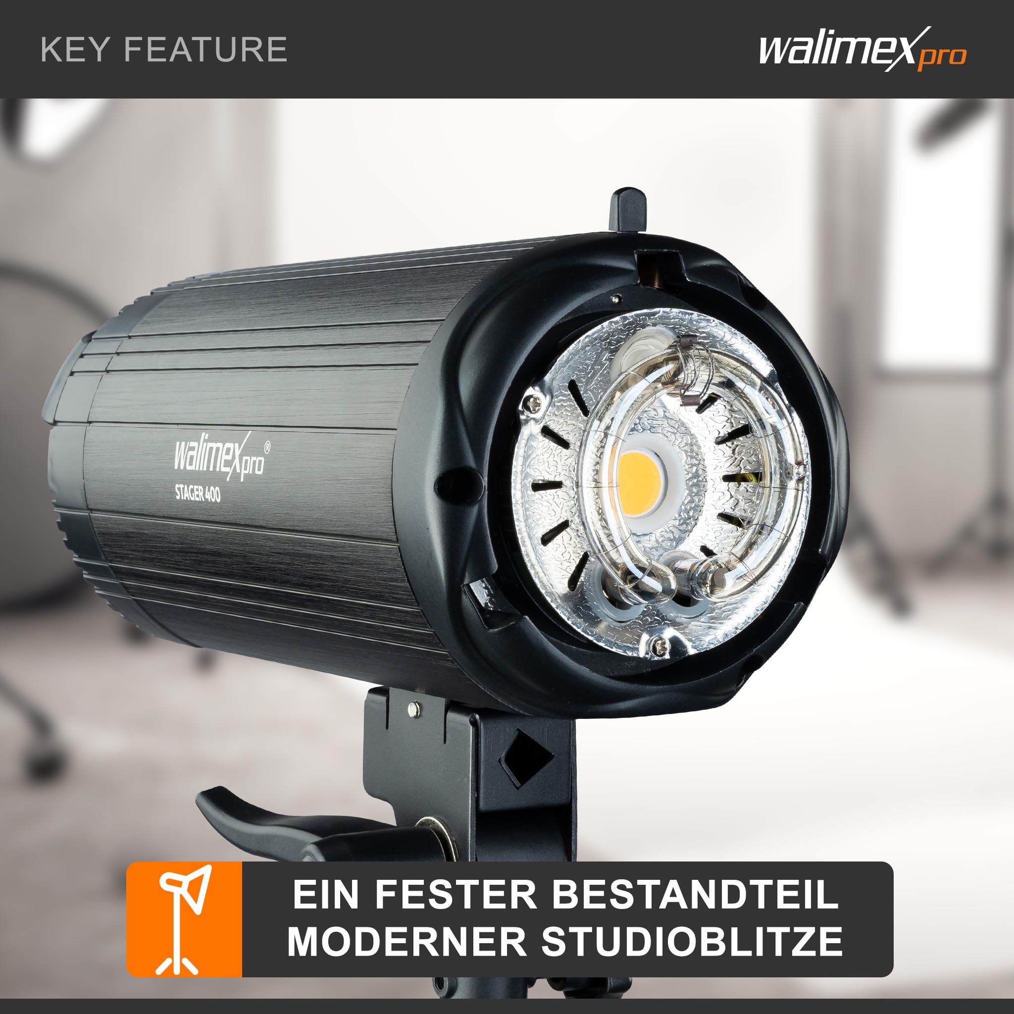 walimex Pro - Tubo flash di ricambio Mover 400