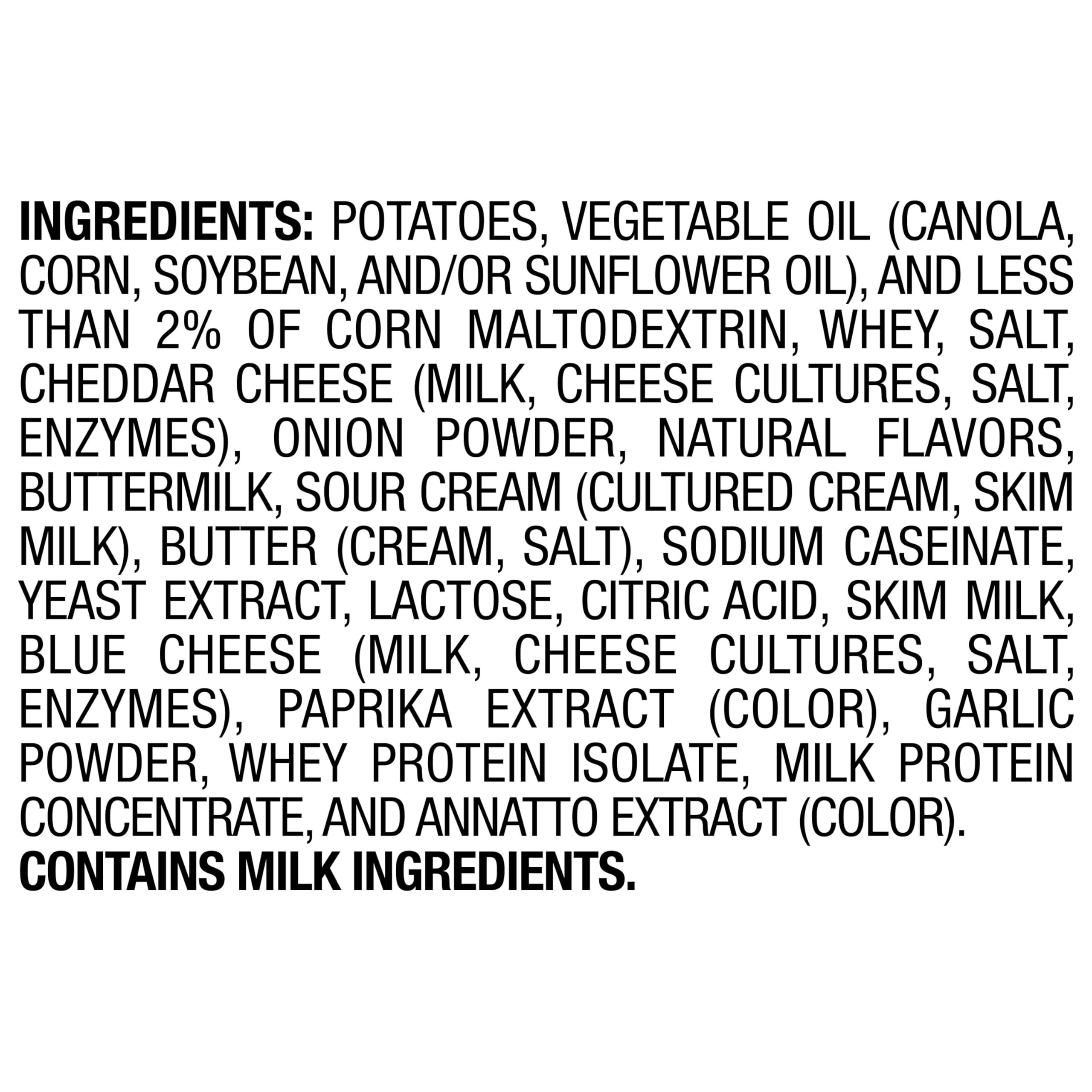 Lays Potato Chips Cheddar Sour Cream Flavored Snacks 7 75oz Bag — view 3