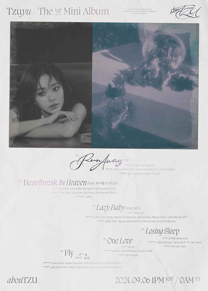 TWICE abouTZU ツウィ　Nemo 封入　ネモ TWICE TZUYU 1ST MINI ALBUM ABOUTZU (PLATFORM_NEMO VER