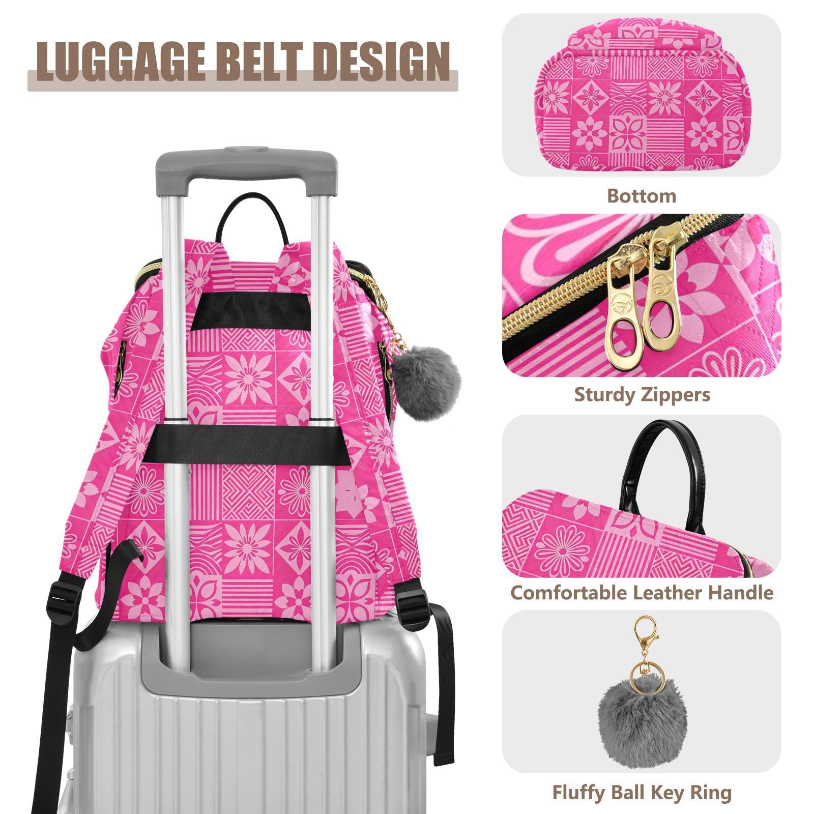 Zaino alla moda da 15L per le donne elegante borsa multiuso leggera