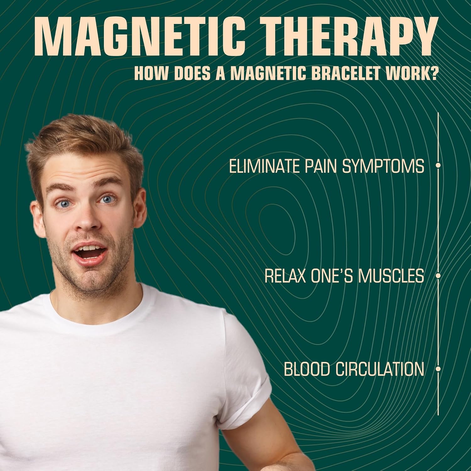 Pure Copper Bracelet for Men Women with Healing Magnets,Adjustable Size Bangles with box - Image 4