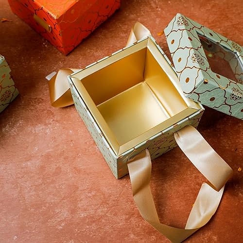 Miniatura 3 de Cajas de embalaje de regalo impresas para dulces indios, galletas, golosinas, mithai, dulces, cajas de regalo  Caja de papel kraft de cartón  Caja