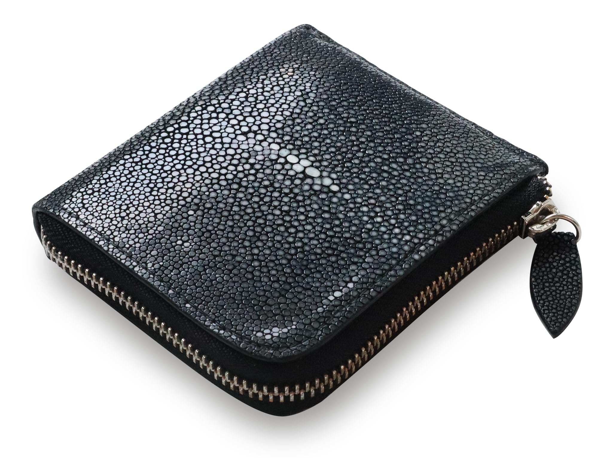 リクエスト受付　あかエイ革　財布　折り財布　Stingray　財布　美品 スティングレイ エイ革 三つ折り財布 | stingrayreal