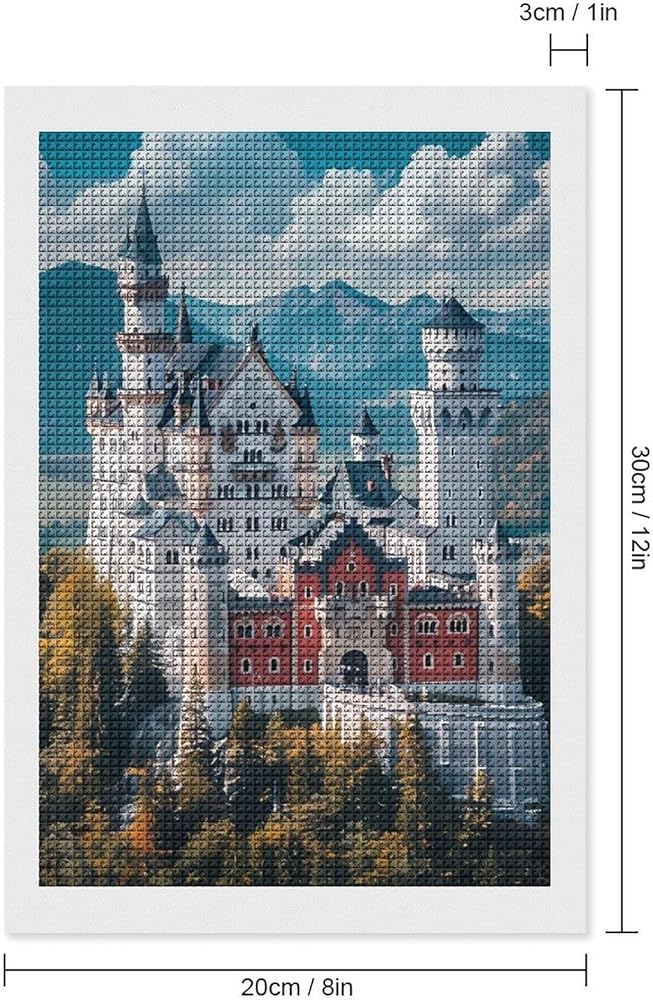Amazon.com: Germany Neuschwanstein Castle Cute Diamond Painting