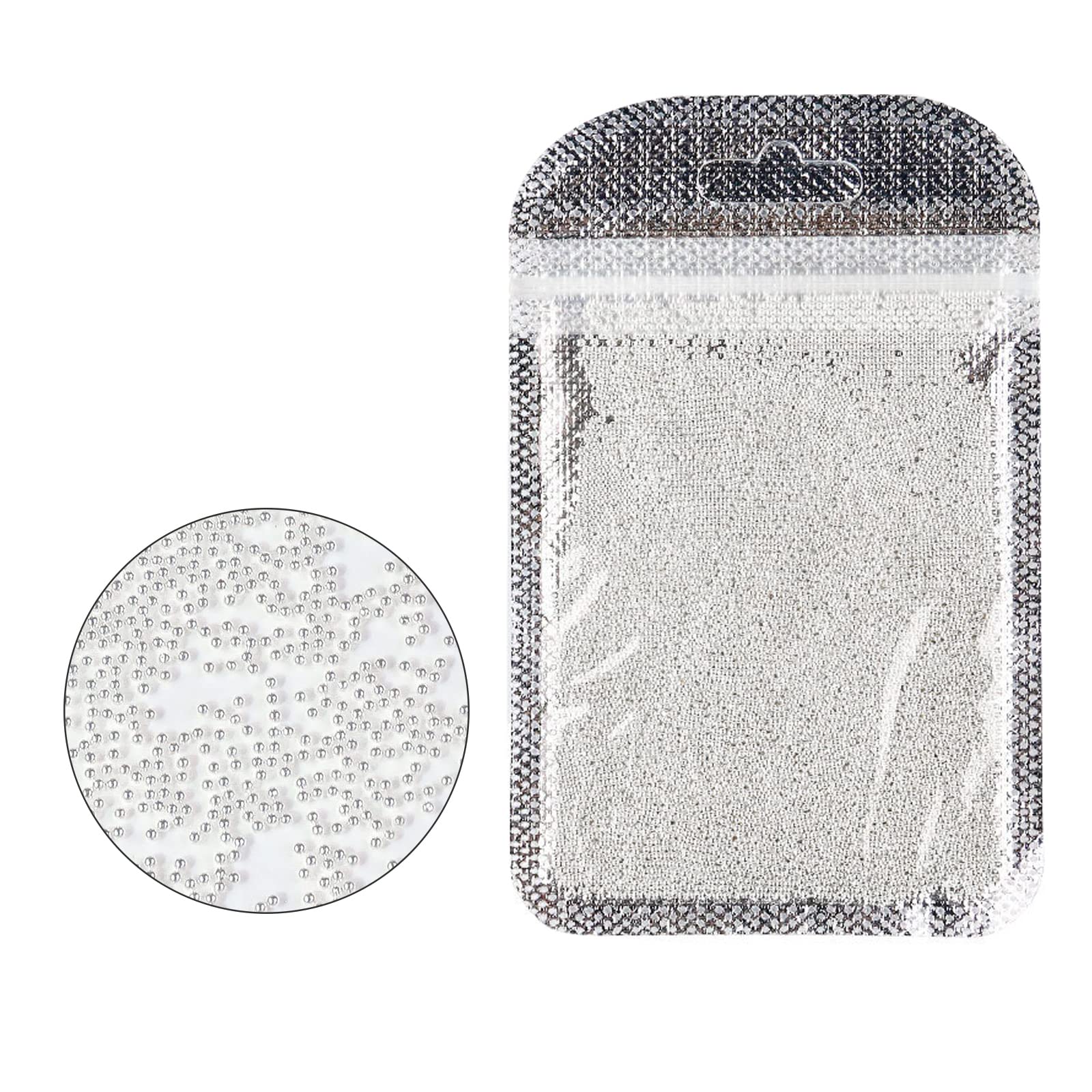 Bydezcon 3D Nail Caviar Beads For Nail Art Metal Mini Nail Ball Beads Gold Silver Nail Studs DIY Nail Decorations Accessories Mini Nail Art Beads