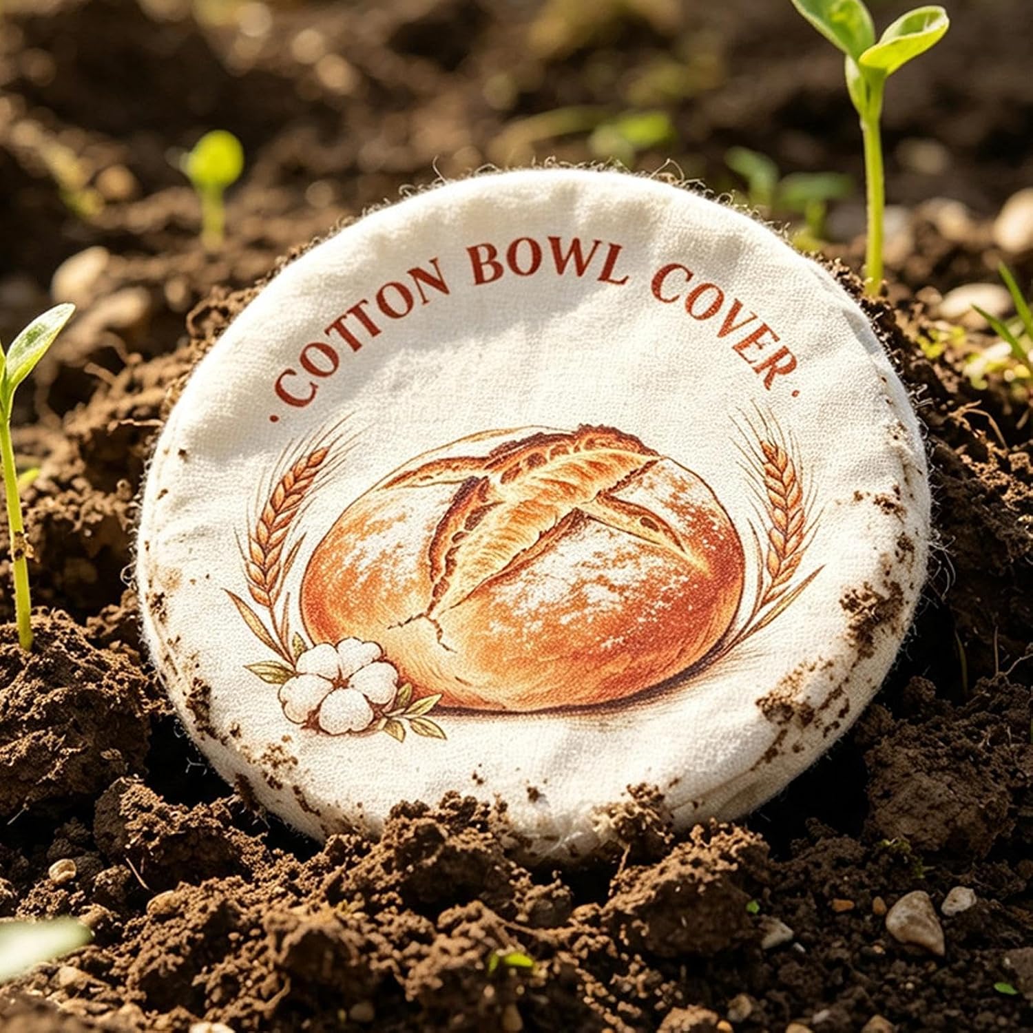 Sourdough Covers for Proofing - 3 Piece Cotton Bread Rising Bowl Covers
