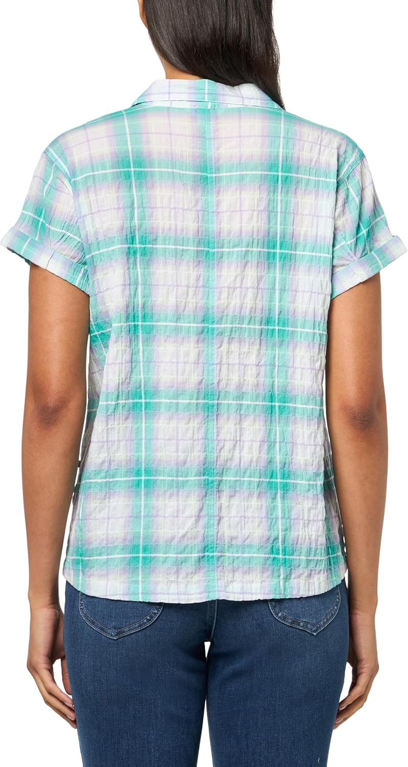 Eddie Bauer WR SS Packable Camp Shirt Sea Green - Image 2