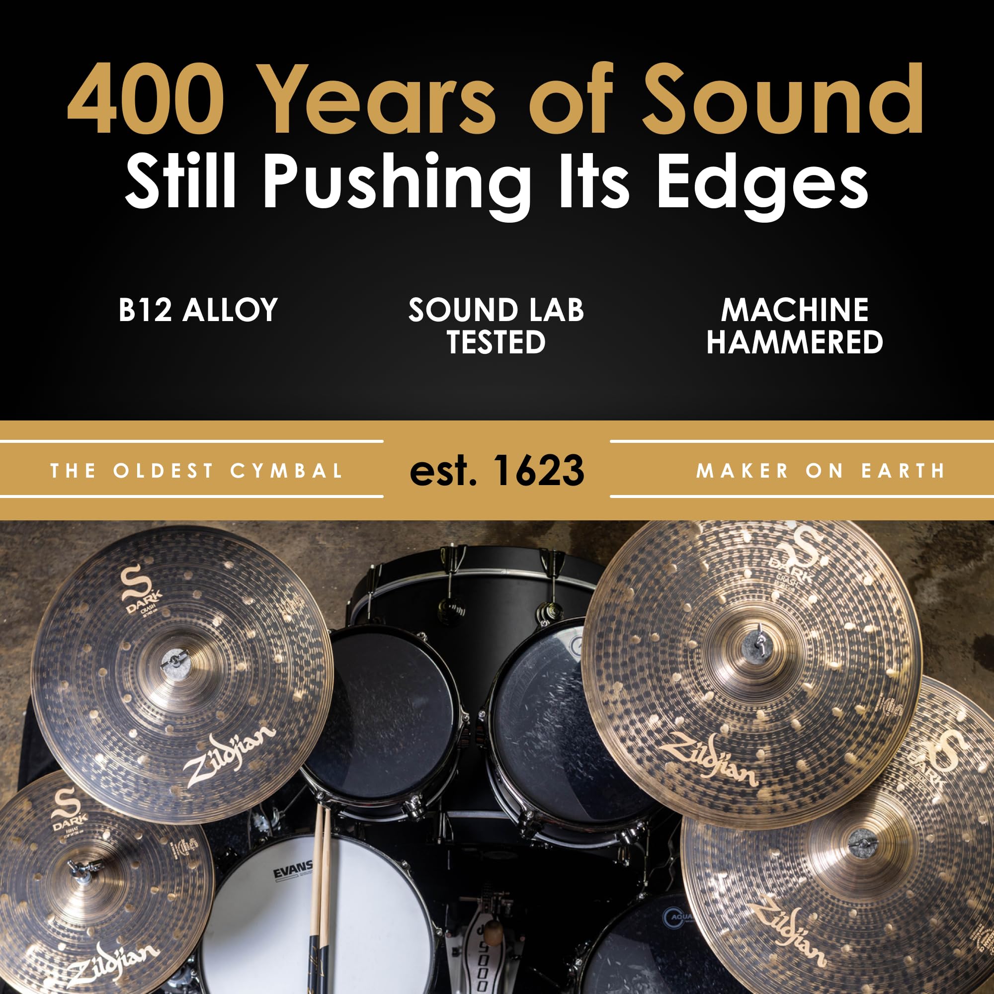 ZILDJIAN SD20R S Dark Pack 14"- 16"- 18"- 20"
