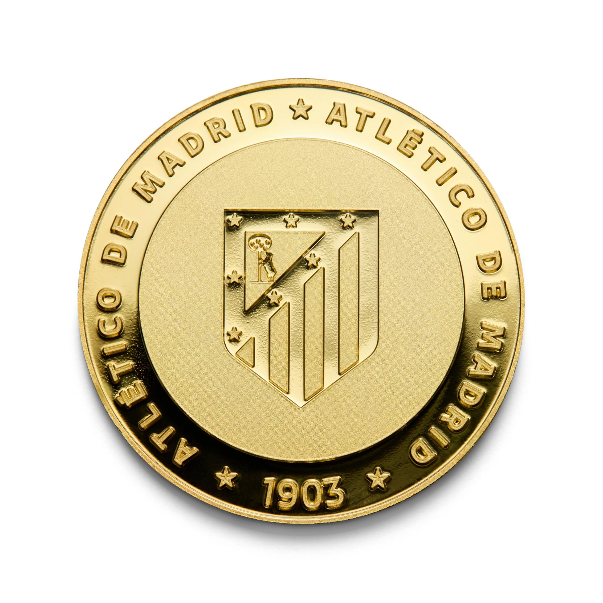 MOCIWORLD Atlético de Madrid, Special Edition, Weapons & Stadium, Riyadh Air Metropolitano, Collectible Toy, Gold, Officially Licensed - Image 3