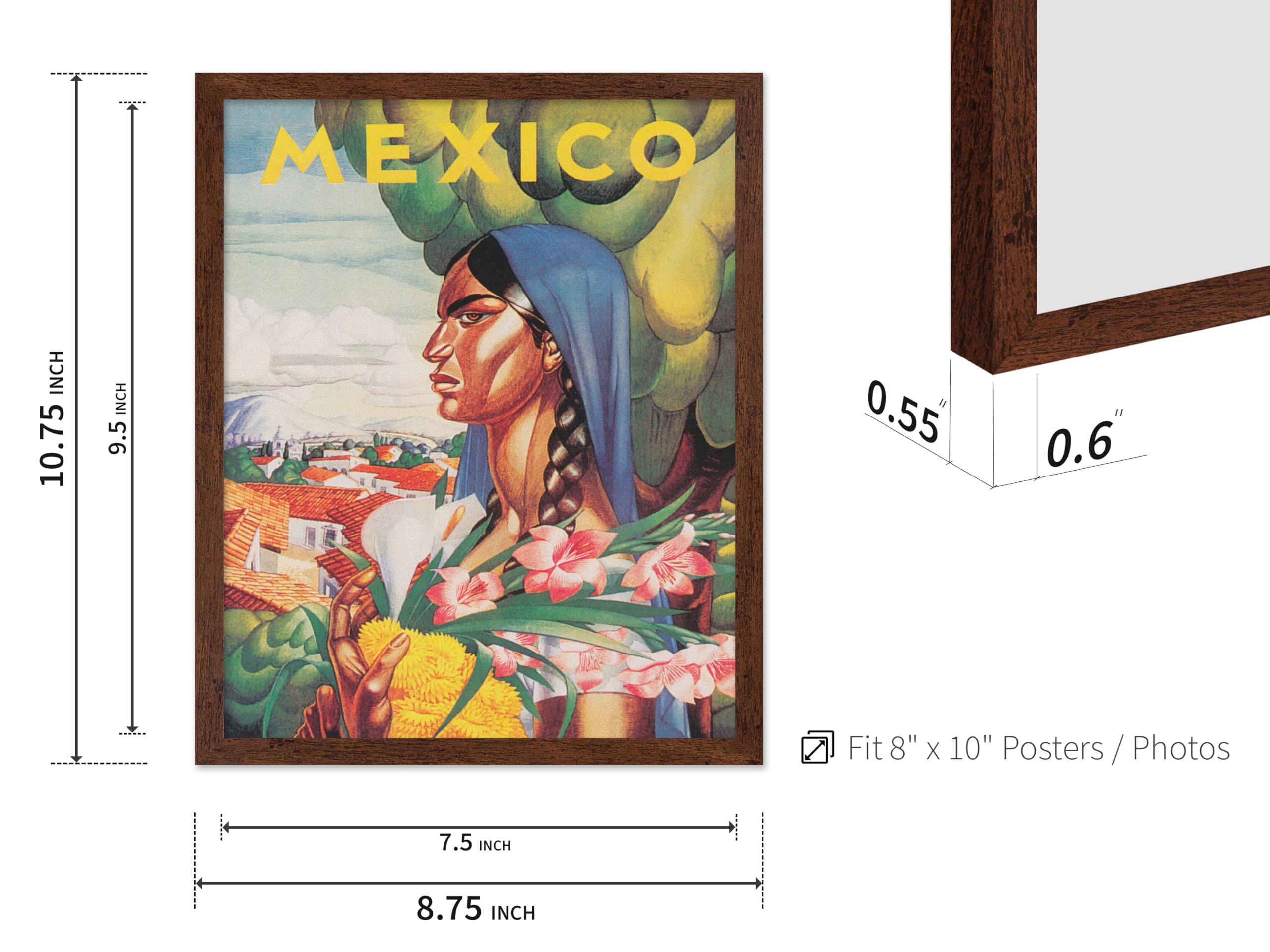 Aー1 Amazon.com: Poster Master Travel Poster - Vintage Mixico Wall Art