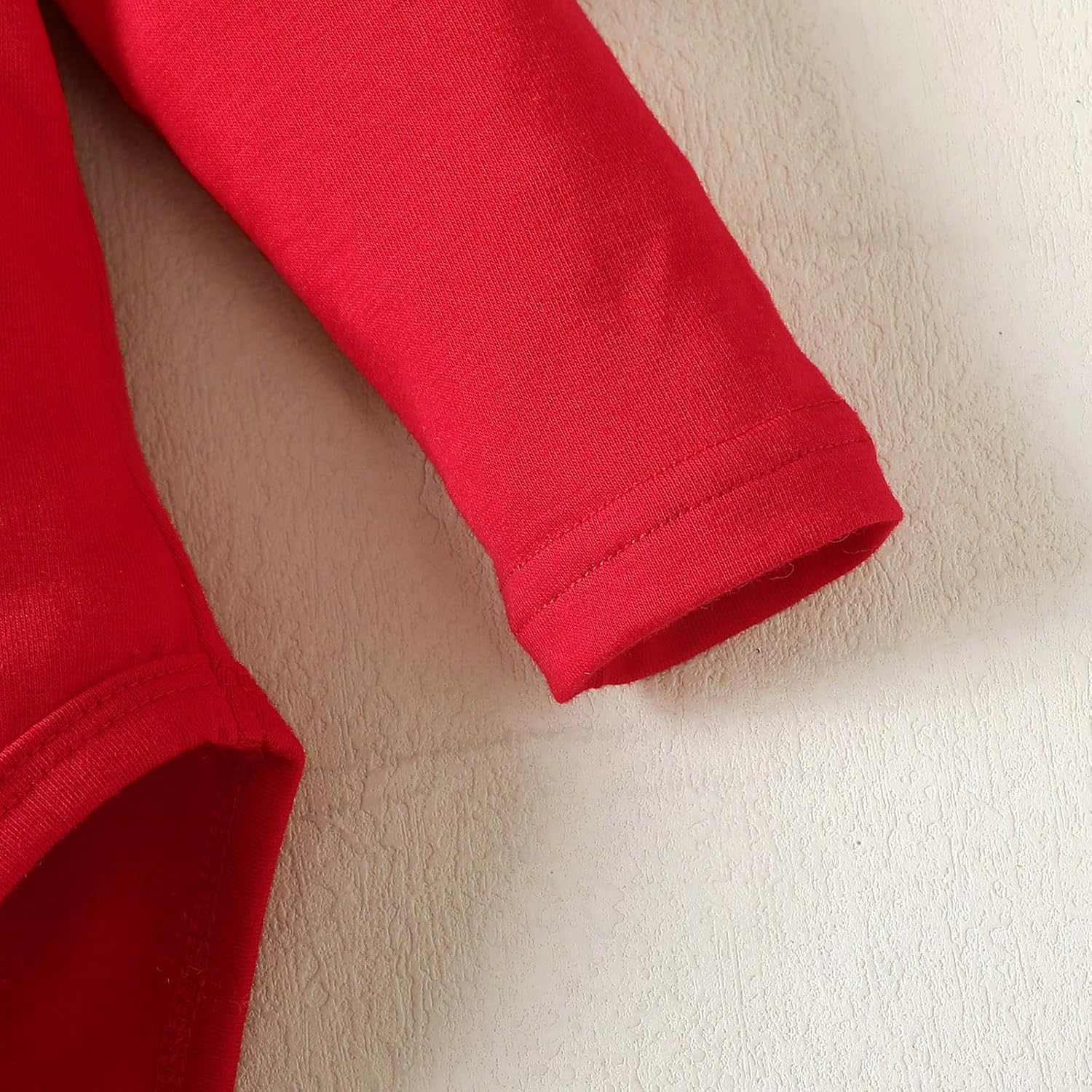 Baby Girl Ruffle Sleeve Romper Dress Newborn Solid Color Dress Bow Outfit Infant Jumpsuit Tutu Skirt Set Clothes - Image 5