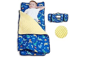 ACRABROS Dinosaur Nap Pad for Toddlers: Daycare, Preschool, Travel, Camping, Dino Slumber Bag