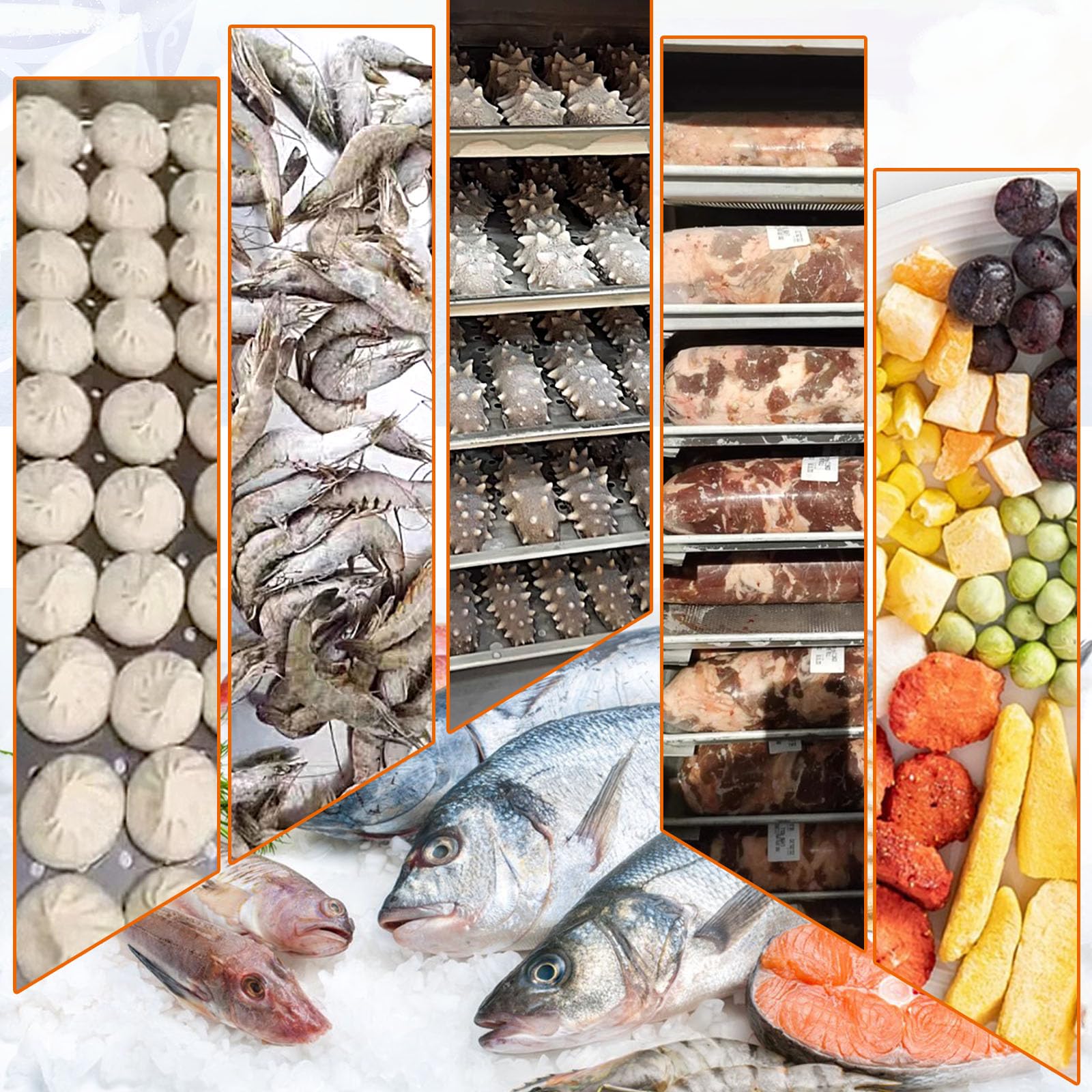Kolice Commercial Heavy Duty 15 Trays Blast Chille,Chest Freezer,Shock Freezer- Food Probe,-40°F to +37.4°F for Preserving Hard Ice Cream, Dough,Sea Food,Chicken,Dumpling,Beef,Dessert,etc on Fridge.com