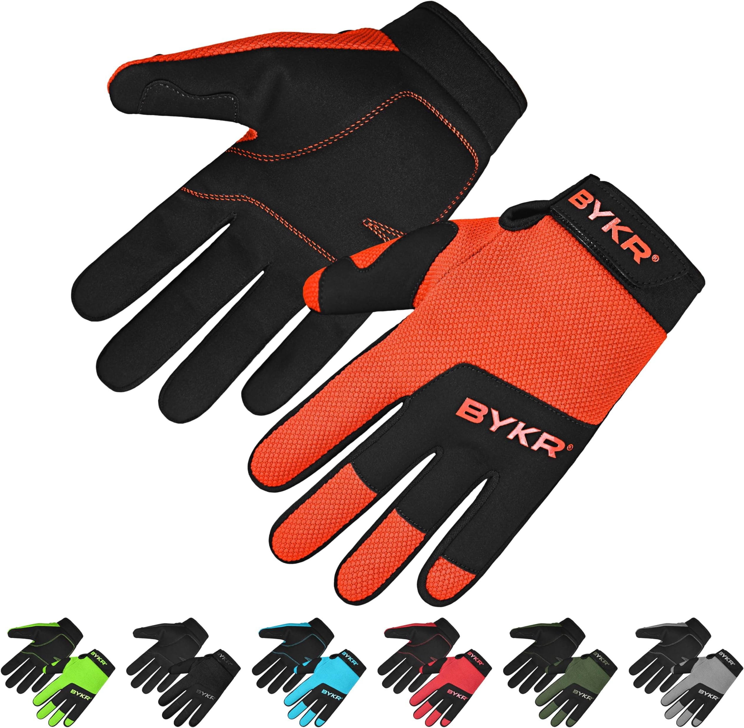 BYKR All-Weather Motorcycle Gloves for Men & Women – Protection for Dirt Bike, BMX, MX, and ATV Riding
