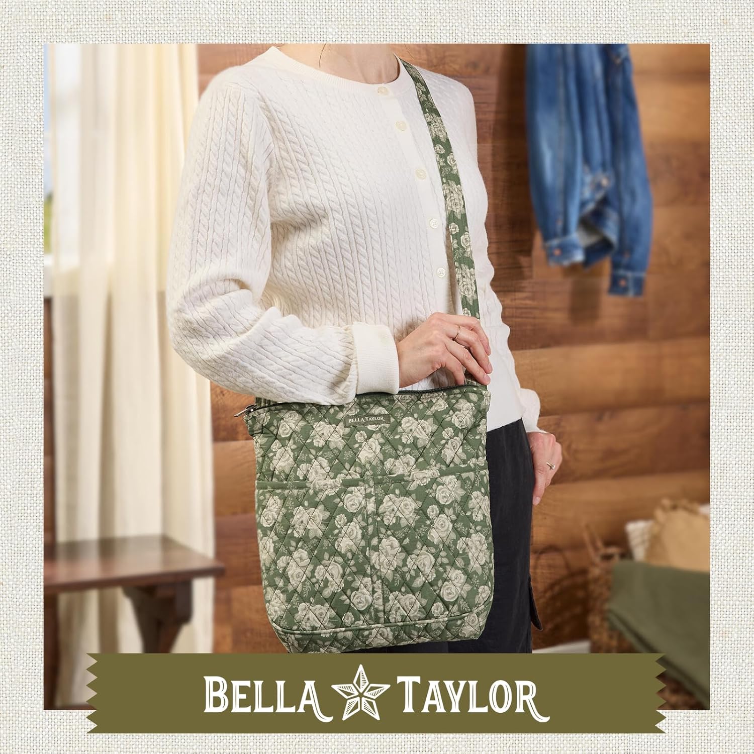 Bella Taylor Hipster Crossbody Purse for Women | Medium Size Shoulder Bag with Adjustable Strap - Image 2